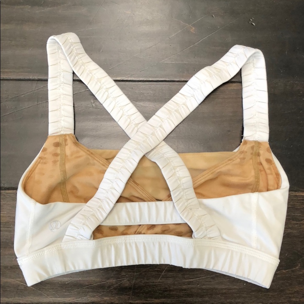 White Lululemon Sports Bra